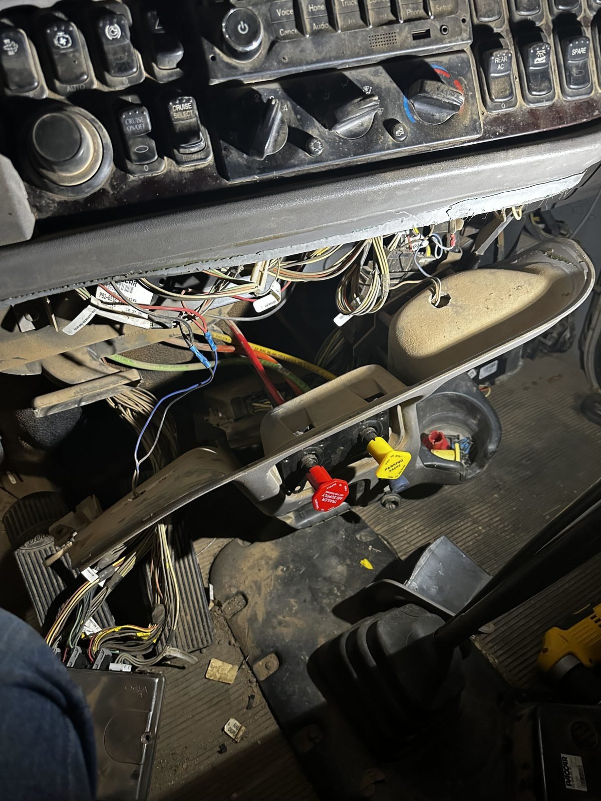 Truck dashboard wiring and electrical repair